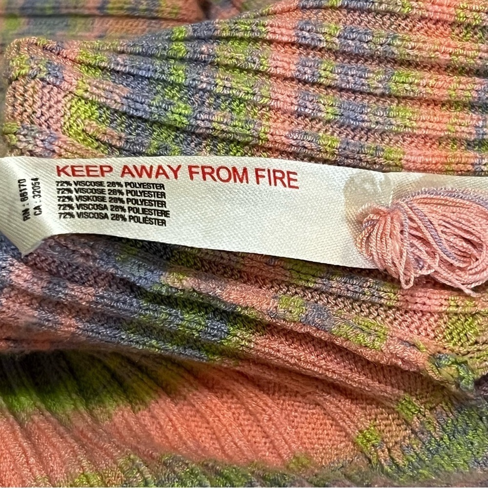 Anthropologie Daily Practice Striped Sweater Dress Maxi Colorful Boat Neck L - Picture 15 of 16